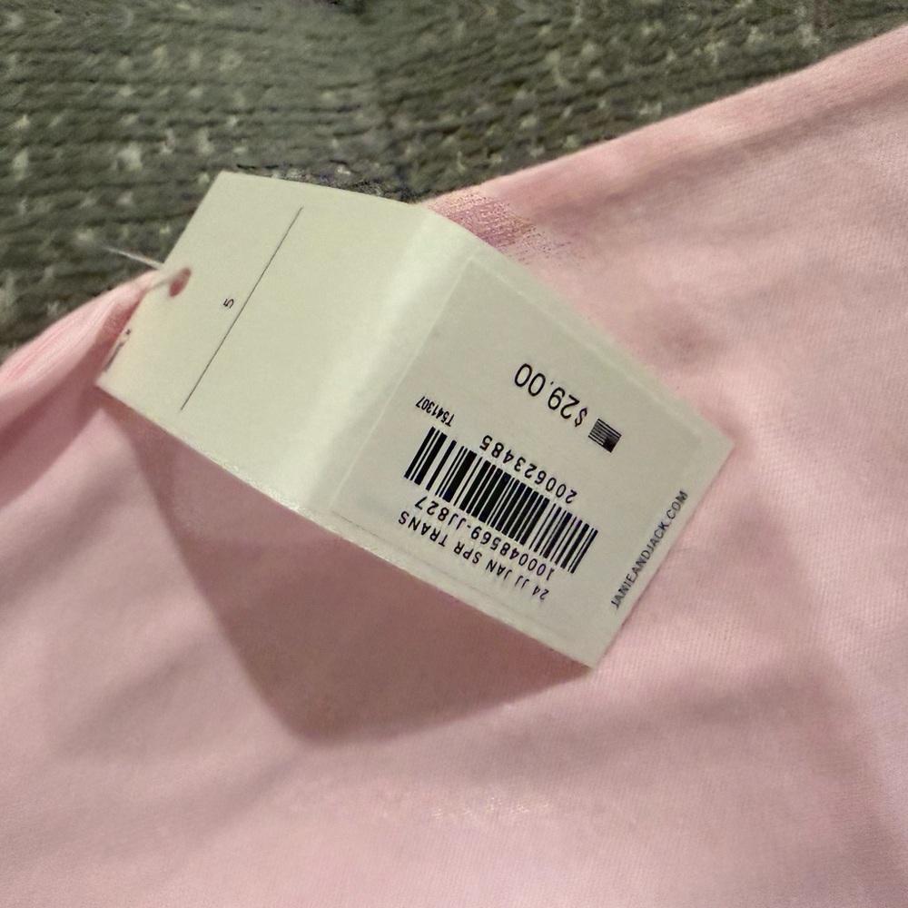 Janie & Jack Pink Flamingo Puff-Sleeve Tee – Girls Size size 5 - Picture 5 of 6